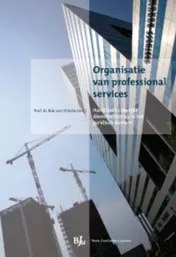 Omslag van Organisatie van professional services