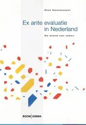 Omslag van Ex ante evaluatie in Nederland