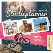 Omslag van Studieplanner voor de basisschool 2023-2024