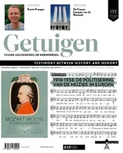Omslag van Getuigen Tussen Geschiedenis en Herinnering Nr. 133