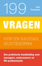Omslag van 199 vragen voor een succesvol selectiegesprek