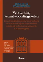 Omslag van Versterking verantwoordingsketen