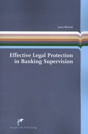 Omslag van Effective Judicial Protection in Banking Supervision