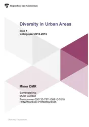 Omslag van Diversity in urban areas