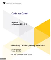 Omslag van Semester: 1 Collegejaar 2017-2018