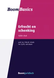 Omslag van Boom Basics Erfrecht en schenking
