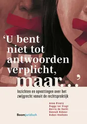 Omslag van 'U bent niet tot antwoorden verplicht, maar…'