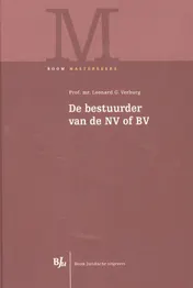 Omslag van De bestuurder van de NV of BV