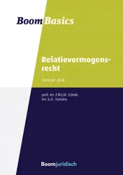 Omslag van Boom basics relatievermogensrecht