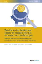 Omslag van Toezicht op het bewind van ouders en voogden over het vermogen van minderjarigen