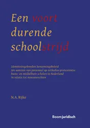 Omslag van Een voortdurende schoolstrijd