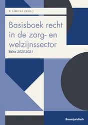 Omslag van Basisboek recht in de zorg- en welzijnssector 2020-2021