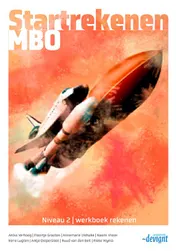 Omslag van Studiereader Startrekenen MBO + werkboek niv. 2 (nieuwe rekeneisen Startpakket licentie voor 12 maanden