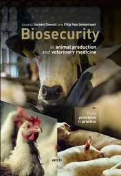 Omslag van Biosecurity in animal production and veterinary medicine