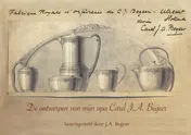Omslag van De ontwerpen van mijn opa Carel J.A. Begeer