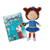 Omslag van De Spiekpietjes, pakket pop meisje licht + Paniek in de speelgoedfabriek