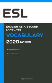 Omslag van English as a Second Language (ESL) Vocabulary 2020 Edition [Engels Leren Boek]