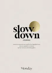Omslag van MONDAY Slow Down Journal