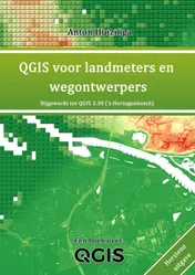 Omslag van QGIS voor landmeters en wegontwerpers