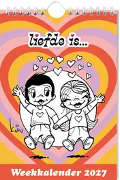 Omslag van Liefde is... weekkalender 2027