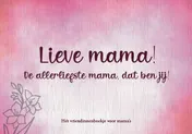 Omslag van Lieve Mama