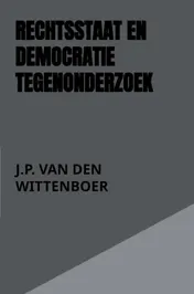 Omslag van RECHTSSTAAT en DEMOCRATIE tegenonderzoek