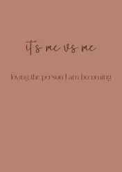 Omslag van It's me vs me