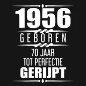 Omslag van 1956 Geboren 70 Jaar Tot Perfectie Gerijpt
