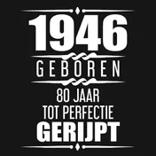Omslag van 1946 Geboren 80 Jaar Tot Perfectie Gerijpt