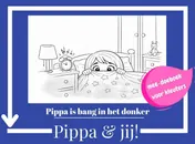 Omslag van Pippa is bang in het donker