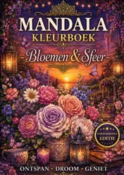 Omslag van Mandala kleurboek - Bloemen & Sfeer.