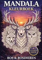 Omslag van Mandala kleurboek - Bos & bosdieren