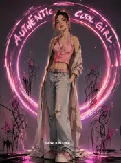 Omslag van Authentic cool girl - leesboek: gewoon Lina