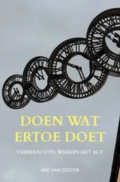 Omslag van Doen wat ertoe doet