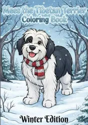 Omslag van Mees the Tibetan Terrier Coloring Book