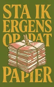 Omslag van Sta ik ergens op dat papier