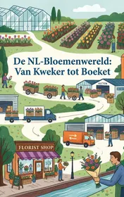 Omslag van De NL-Bloemenwereld: Van Kweker tot Boeket