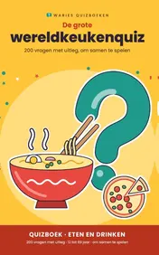 Omslag van De grote wereldkeukenquiz