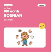 Omslag van My First 100 Words in Bosnian – My Body