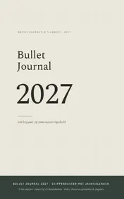 Omslag van Bullet Journal 2027