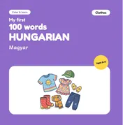 Omslag van My First 100 Words in Hungarian – Clothes