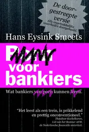 Omslag van Porn voor bankiers. De doorgestreepte versie.