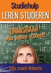 Omslag van Studiehulp leren studeren