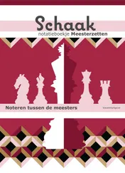 Omslag van Schaak notatieboekje meesterzetten