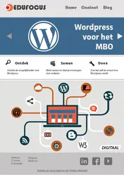 Omslag van Wordpress voor het MBO - 2 jaar licentie