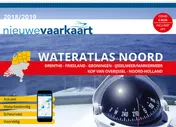 Omslag van Waterkaart Nederland Noord - 2018 - wateratlas - Nieuwe Vaarkaart