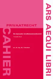Omslag van De bancaire kredietovereenkomst
