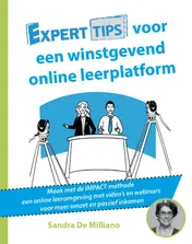 Omslag van Experttips voor een online winstgevend leerplatform