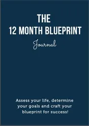 Omslag van The 12 Month Blueprint Journal