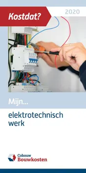 Omslag van Mijn... elektrotechnisch werk - 2020